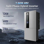 SunGoldPower 7.6KW 48V Split Phase Hybrid Solar Inverter