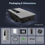 SunGoldPower 7.6KW 48V Split Phase Hybrid Solar Inverter
