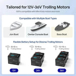 Renogy 12V 100Ah Trolling Motor Lithium Iron Phosphate Battery with Bluetooth