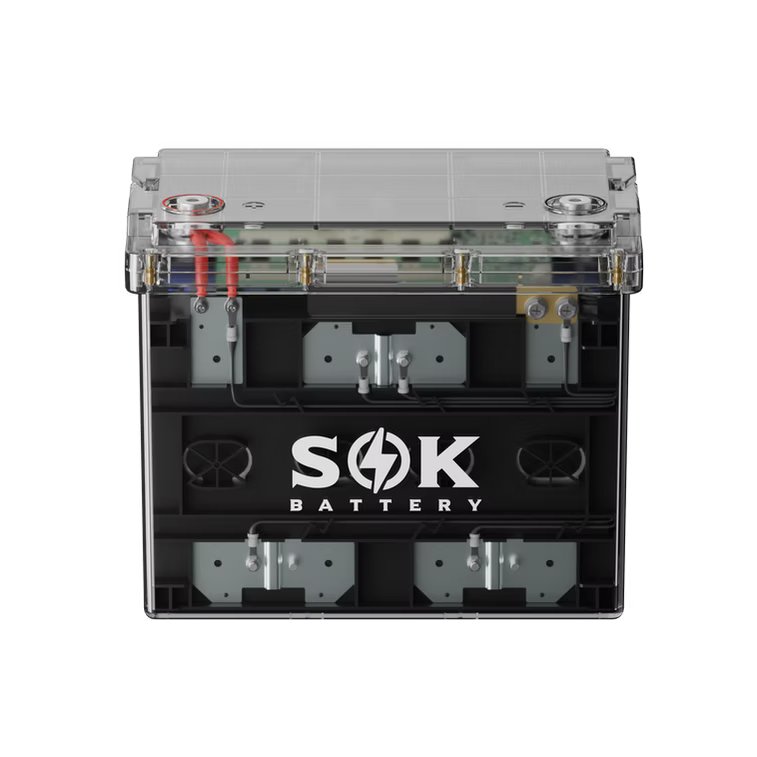 SOK Battery 12V 100Ah LiFePO4 Battery Bluetooth With Clear Sealed Box