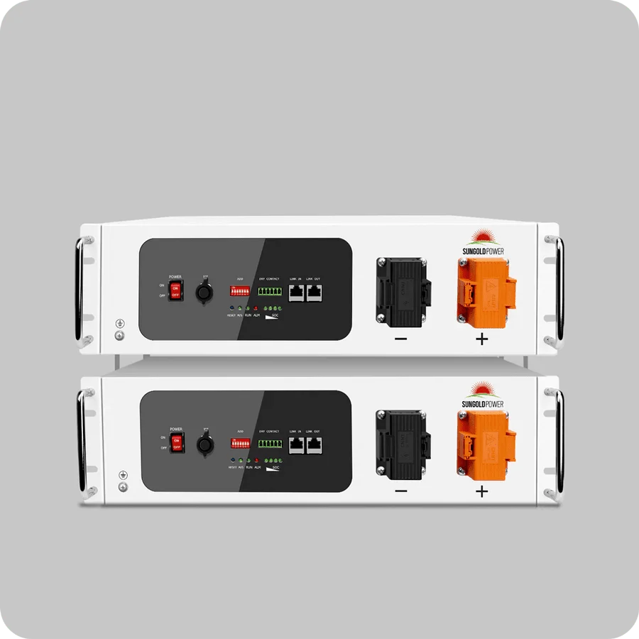 SunGoldPower 48V 100AH Server Rack Self-Heating LiFePO4 Lithium Battery - Off Grid Stores