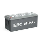 Rich Solar Alpha 2 12V 200Ah LiFePO4 Lithium Iron Phosphate Battery w/ Internal Heating and Bluetooth Function
