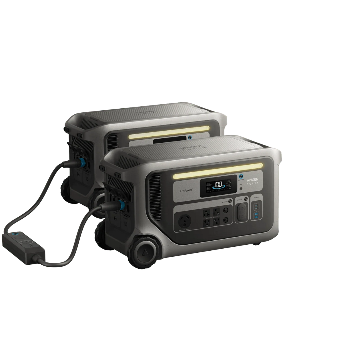 2 x Anker SOLIX F3000 Portable Power Stations Kit
