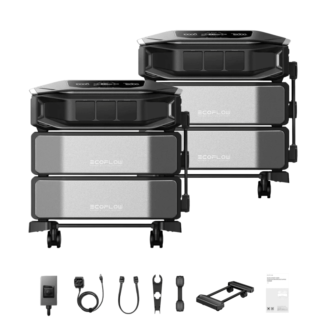 2 x EcoFlow DELTA Pro Ultra X Inverter + Batteries - Off Grid Stores