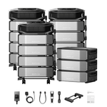 3 x EcoFlow DELTA Pro Ultra X Inverter + Batteries - Off Grid Stores