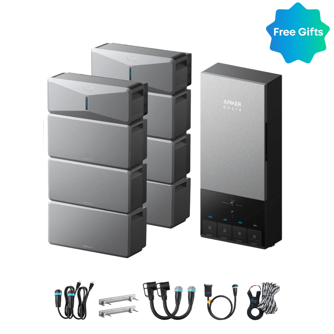 2 x Anker SOLIX E10 Power Module + Batteries + Power Dock - Off Grid Stores