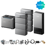 2 x Anker SOLIX E10 Power Module + Batteries + Power Dock + Smart Generator 5500 (Tri-Fuel) - Off Grid Stores