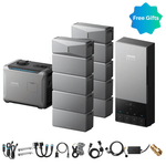 2 x Anker SOLIX E10 Power Module + Batteries + Power Dock + Smart Generator 5500 (Tri-Fuel) - Off Grid Stores