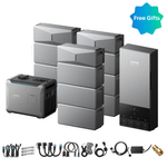 3 x Anker SOLIX E10 Power Module + Batteries + Power Dock + Smart Generator 5500 (Tri-Fuel) - Off Grid Stores