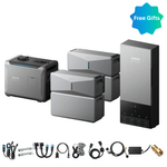 2 x Anker SOLIX E10 Power Module + Batteries + Power Dock + Smart Generator 5500 (Tri-Fuel) - Off Grid Stores