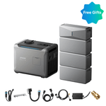 Anker SOLIX E10 Power Module + Batteries + Smart Generator 5500 (Tri-Fuel) - Off Grid Stores