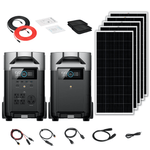EcoFlow DELTA Pro With Extra Battery 7200Wh 3600W Solar Generator