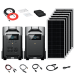EcoFlow DELTA Pro With Extra Battery 7200Wh 3600W Solar Generator