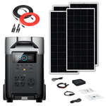 EcoFlow DELTA Pro 3600Wh 3600W Solar Generator + 200W Rigid Monocrystalline Solar Panels Kit - Off Grid Stores