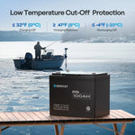 Renogy 12V 100Ah Trolling Motor Lithium Iron Phosphate Battery with Bluetooth