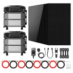 2 x EcoFlow DELTA Pro Ultra X Inverter + Batteries + 415W Solar Panels - Off Grid Stores