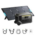 Anker SOLIX F3000 Solar Generator + 400W Portable Solar Panel Kits