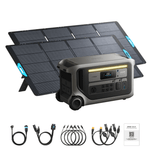 Anker SOLIX F3000 Solar Generator + 400W Portable Solar Panel Kits