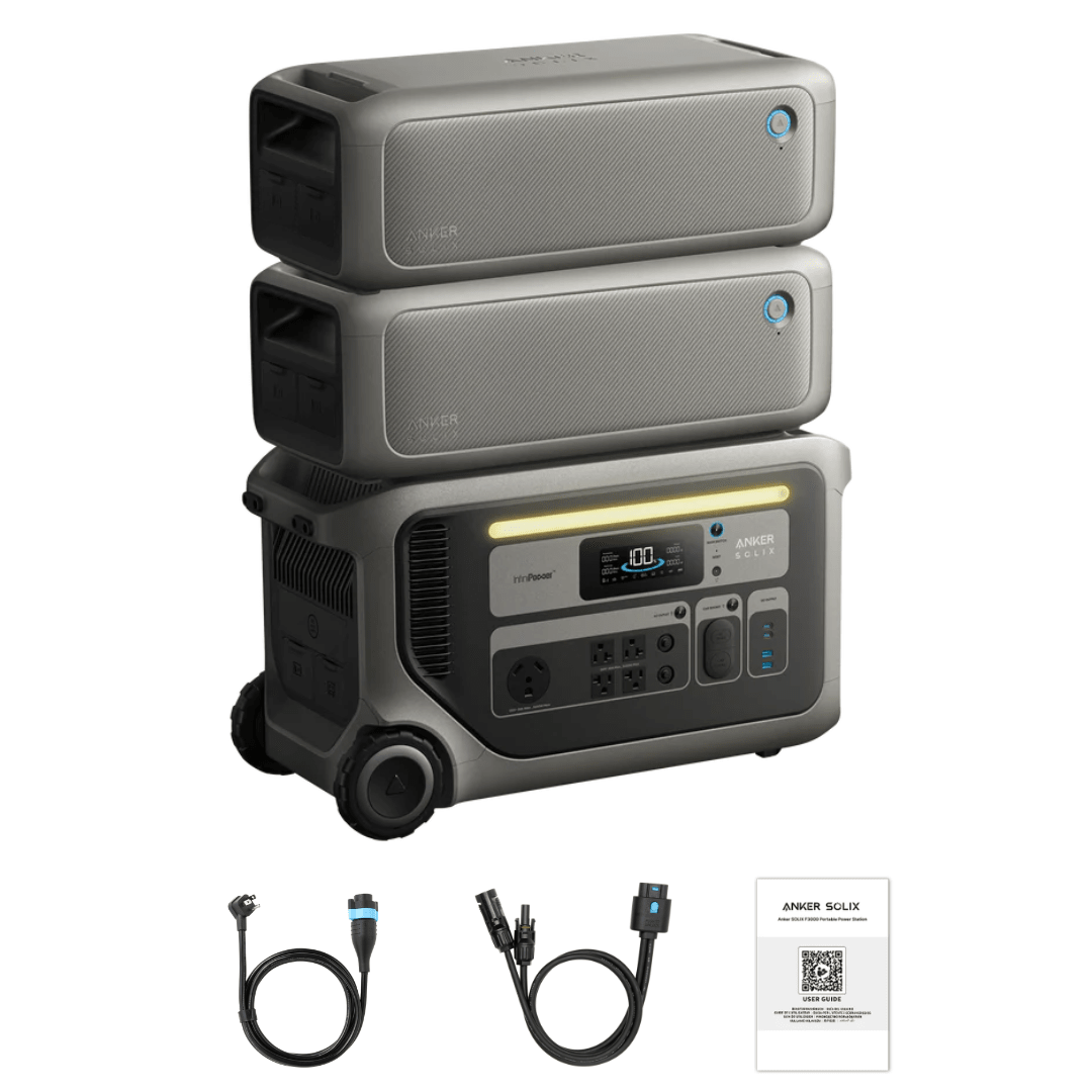Anker SOLIX F3000 Solar Generator + Expansion Batteries