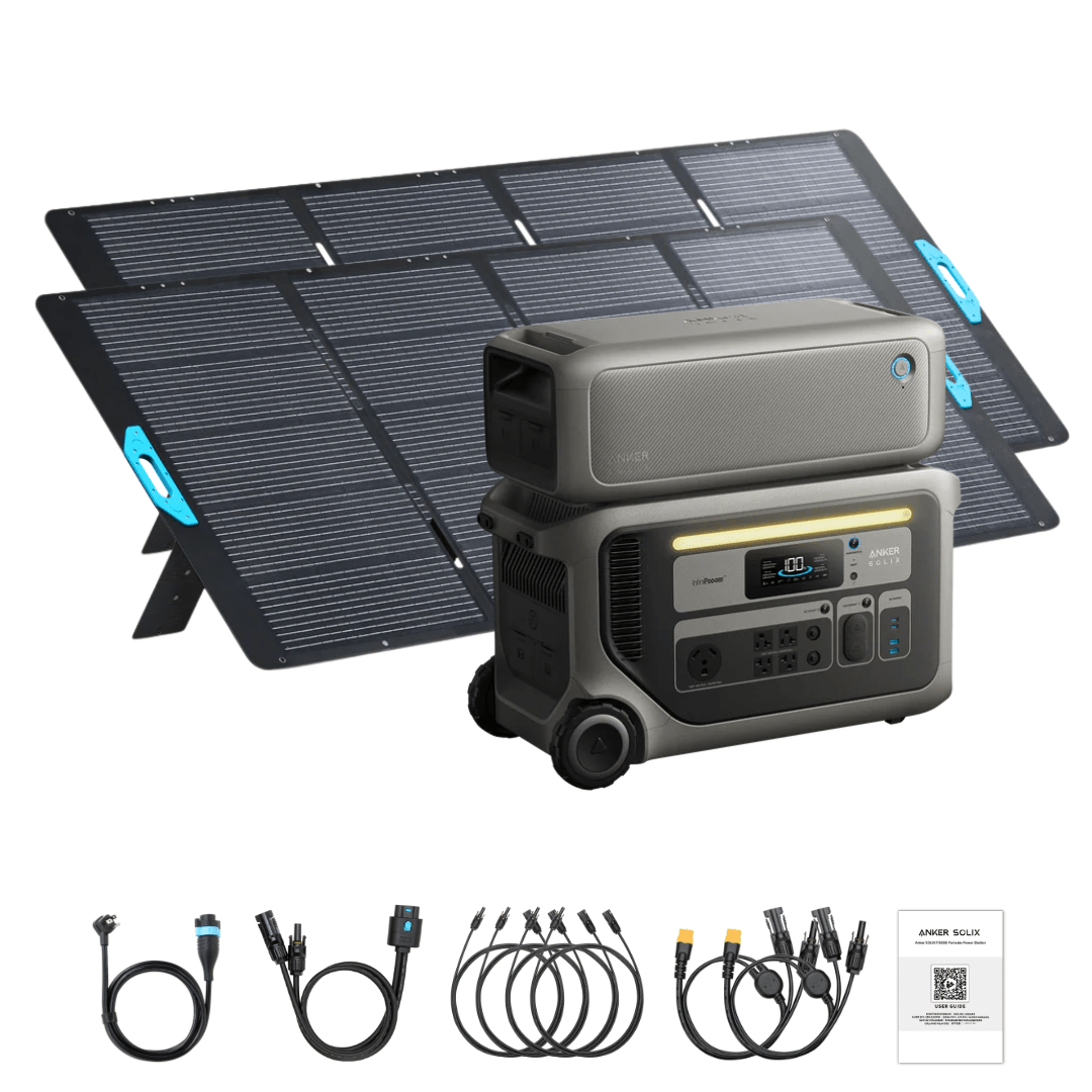 Anker SOLIX F3000 Solar Generator + Expansion Batteries