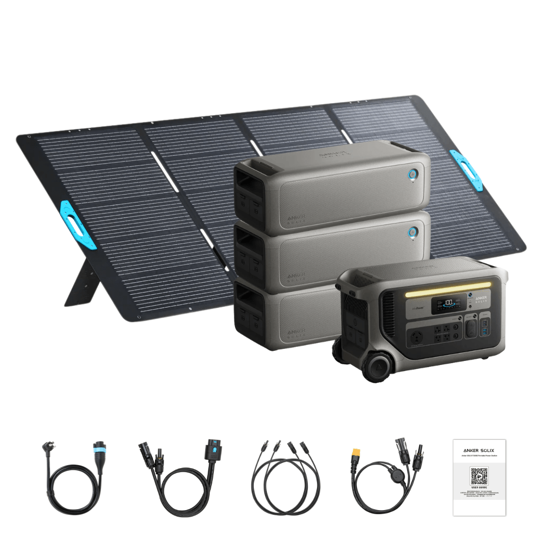 Anker SOLIX F3000 Solar Generator + Expansion Batteries