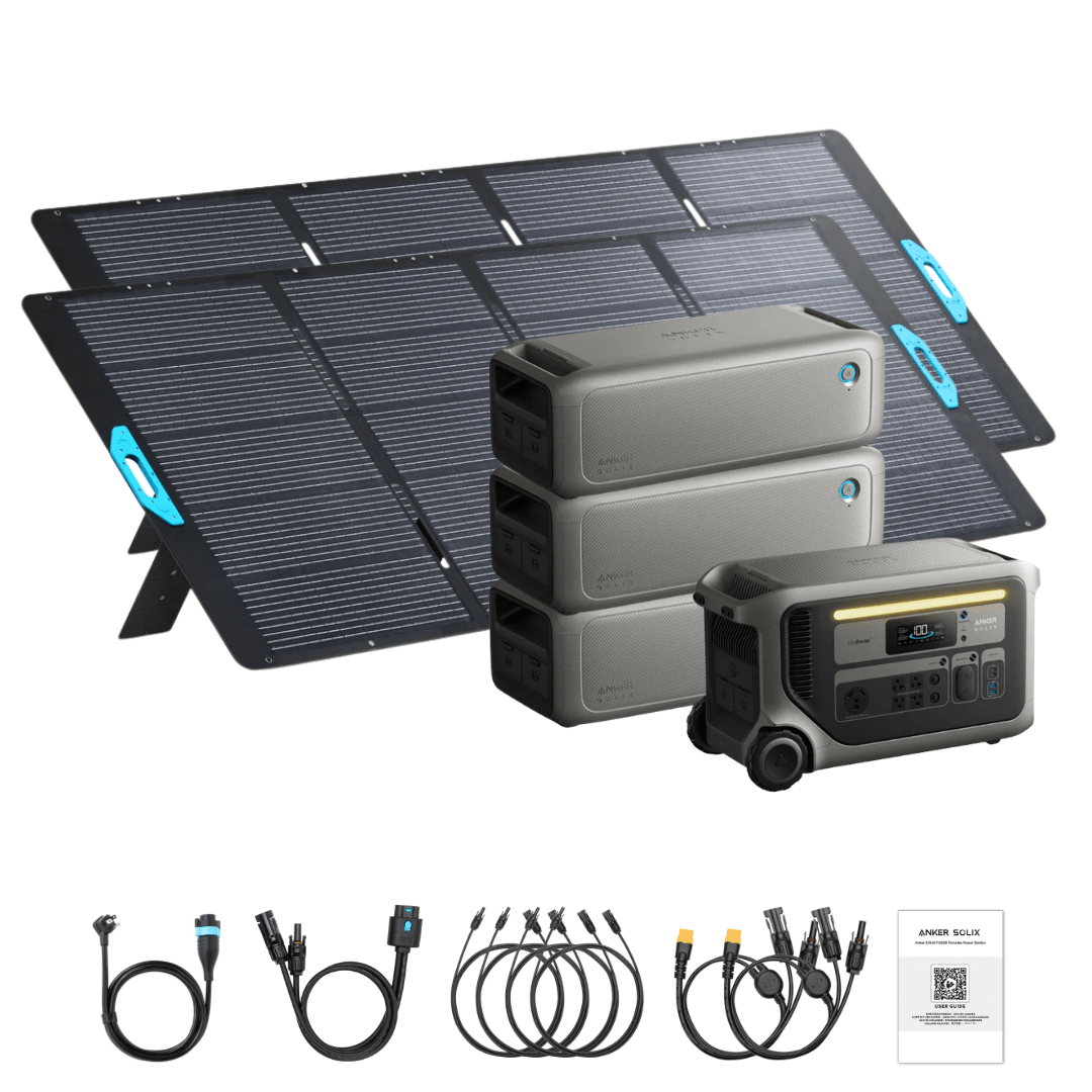 Anker SOLIX F3000 Solar Generator + Expansion Batteries