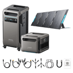 Anker SOLIX F3800 + Expansion Battery + 400W Portable Solar Panel