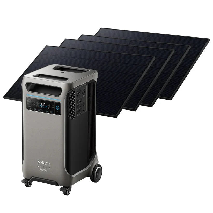 Anker SOLIX F3800 Plus Portable Power Station + 440W Rigid Solar Panels