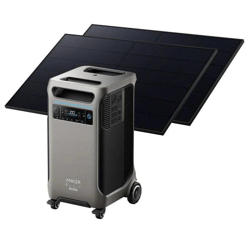 Anker SOLIX F3800 Plus Portable Power Station + 440W Rigid Solar Panels