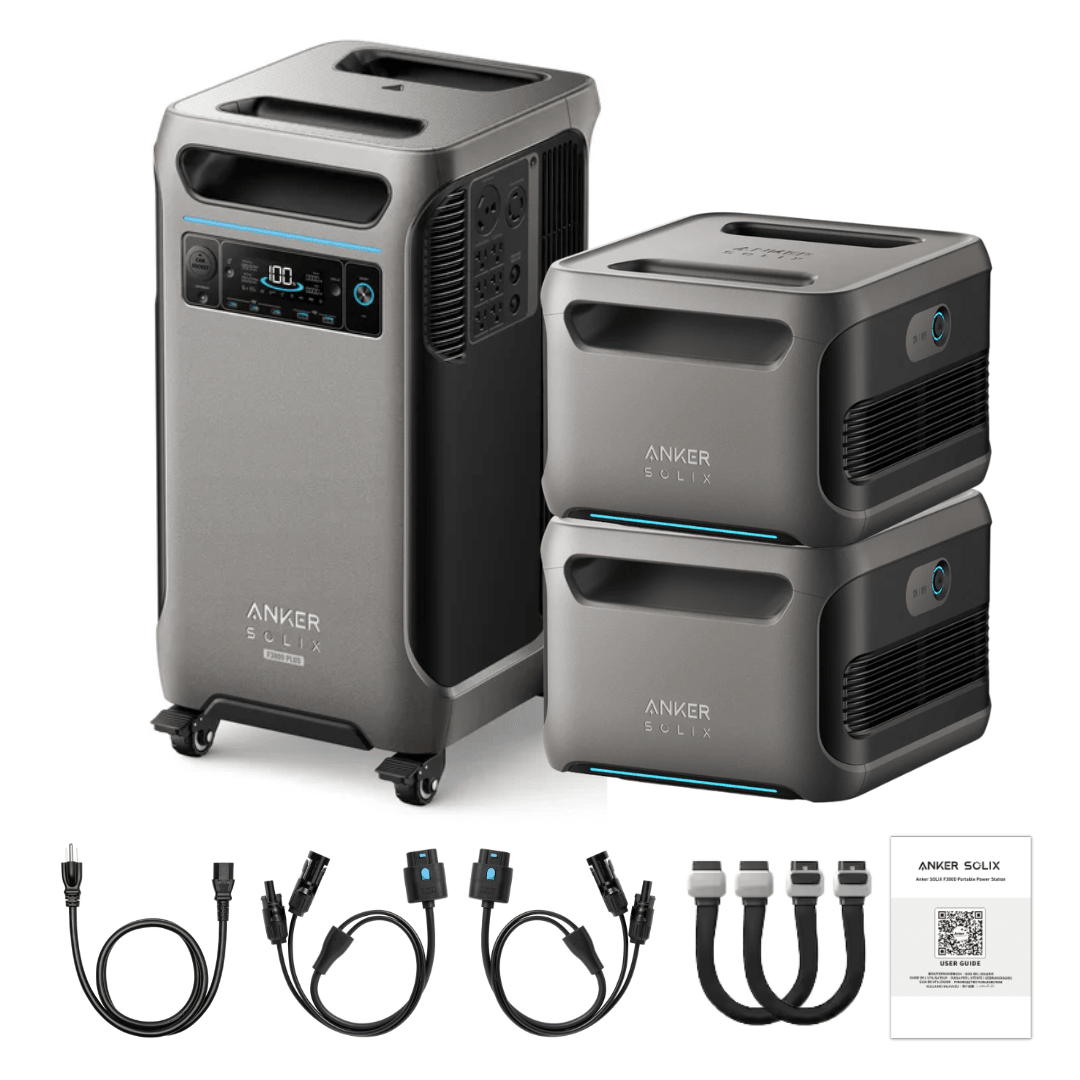 Anker SOLIX F3800 Plus Portable Power Station + Expansion Battery - Off Grid Stores