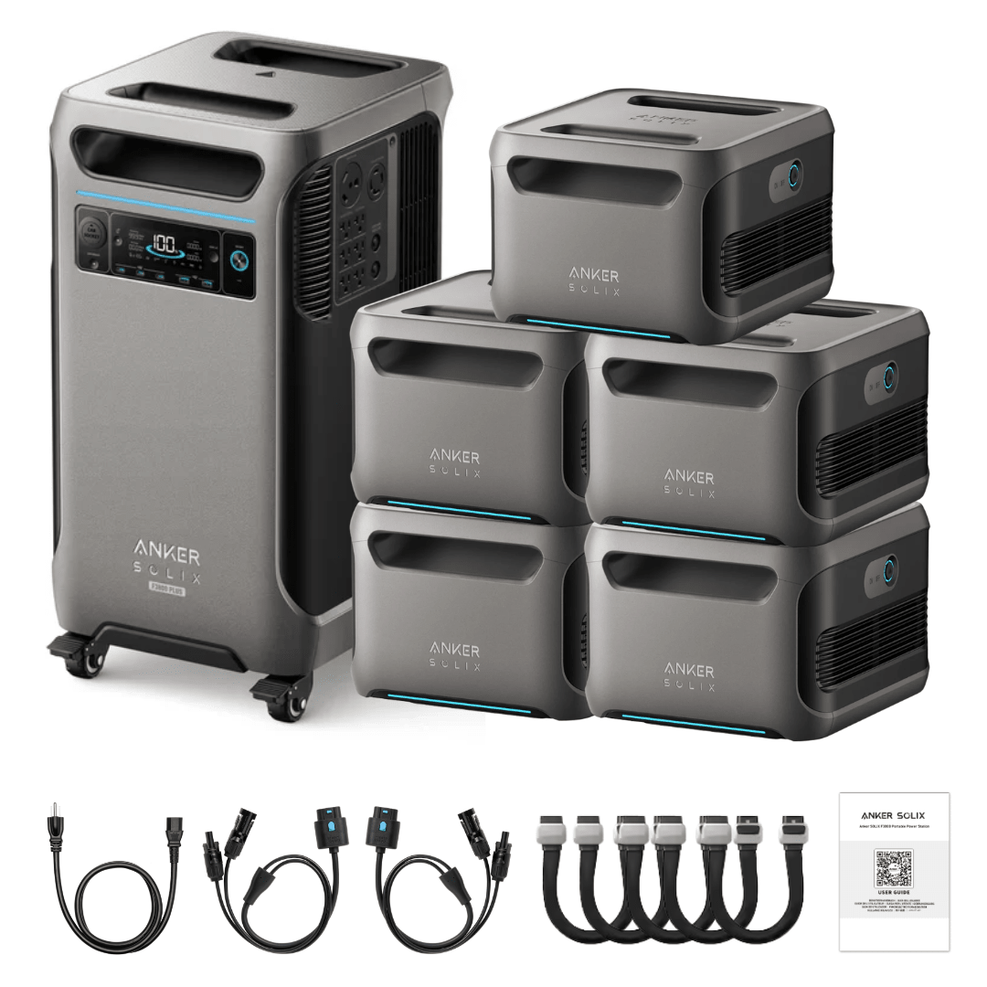 Anker SOLIX F3800 Plus Portable Power Station + Expansion Battery - Off Grid Stores