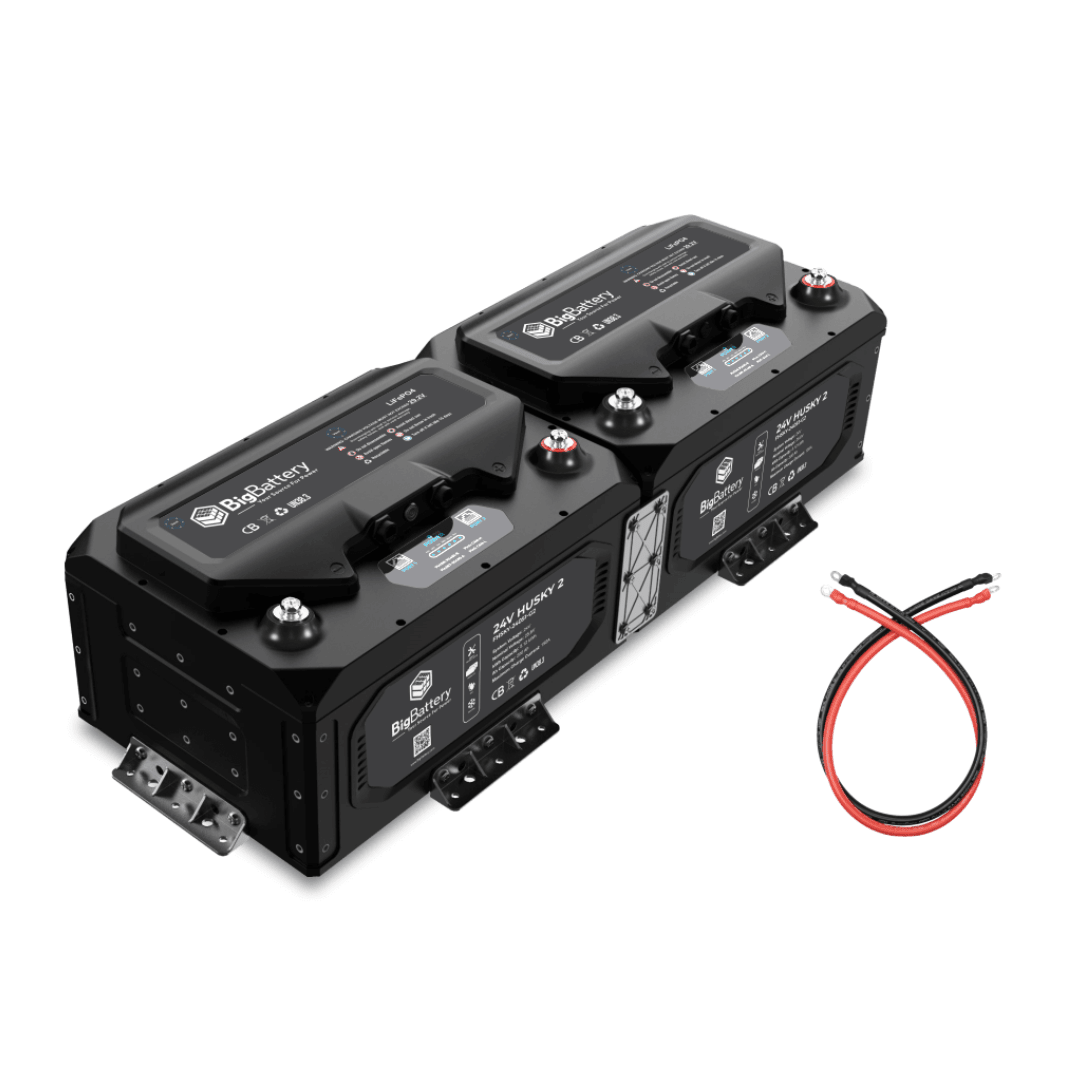 BigBattery HUSKY 2 24V 200Ah 5.12kWh LiFePO4 Battery - Off Grid Stores