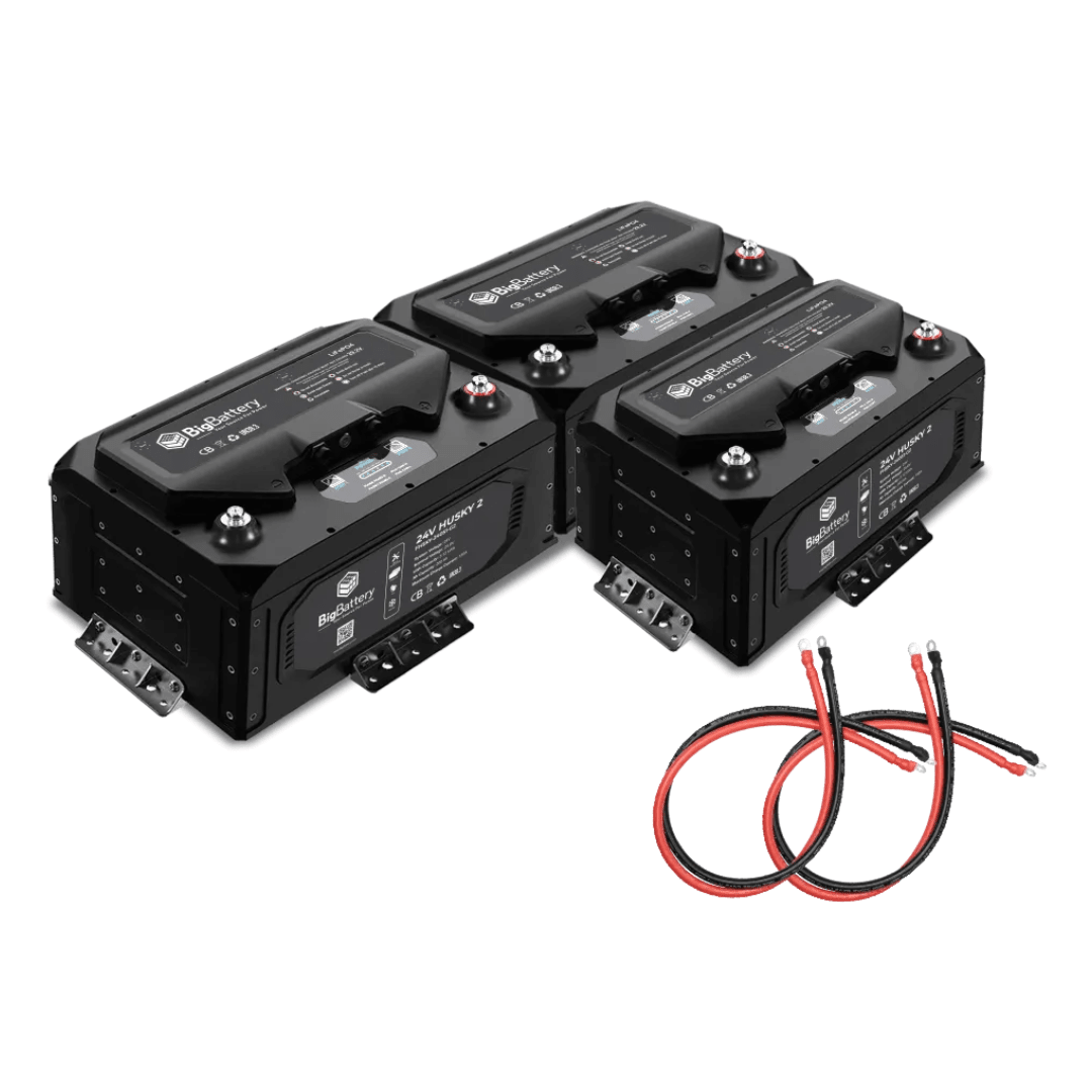 BigBattery HUSKY 2 24V 200Ah 5.12kWh LiFePO4 Battery - Off Grid Stores