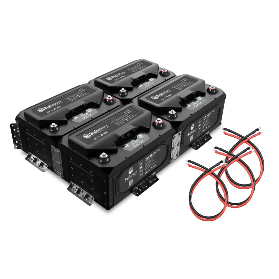 BigBattery HUSKY 2 24V 200Ah 5.12kWh LiFePO4 Battery - Off Grid Stores