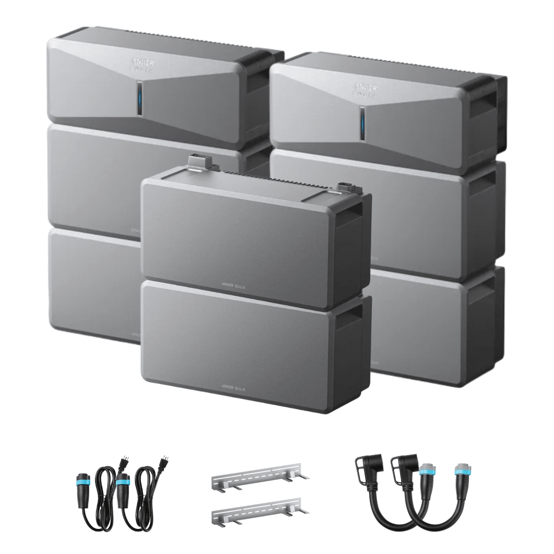 [Double Kit] Anker SOLIX E10 Whole Home Backup System | 12 kWh - 60 kWh LiFePO4 Batteries - Off Grid Stores