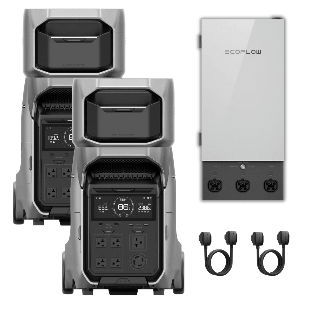 [Dual Kits] EcoFlow DELTA Pro 3 Portable Power Station + Smart Home Panel 2 - Off Grid Stores