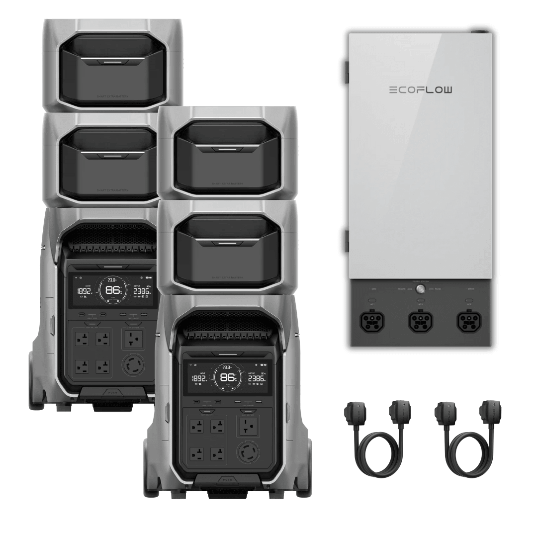 [Dual Kits] EcoFlow DELTA Pro 3 Portable Power Station + Smart Home Panel 2 - Off Grid Stores