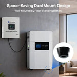 ECO-WORTHY 48V 100AH WallMount Indoor Battery With Conduit Box