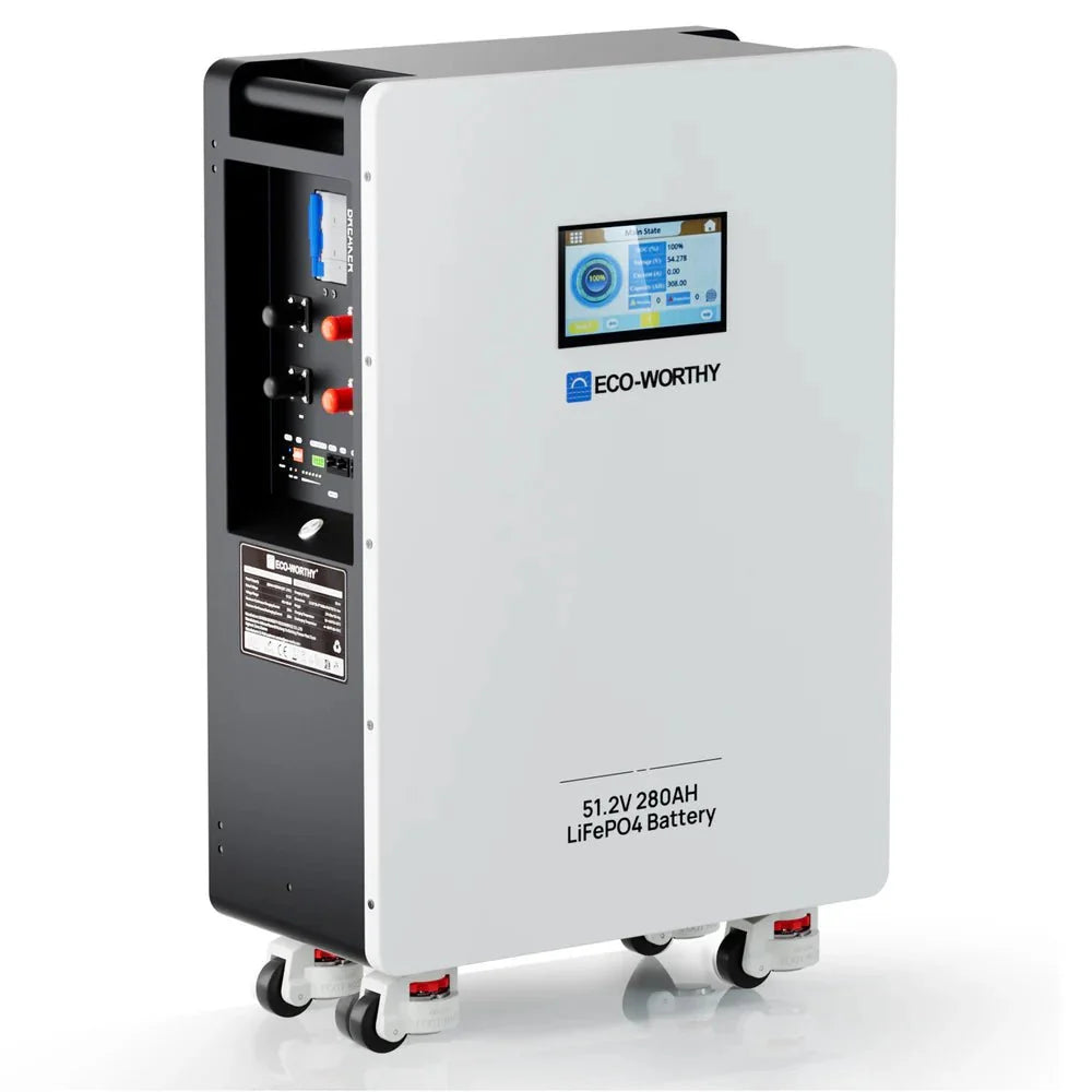 ECO-WORTHY 51.2V 280Ah LiFePO4 Battery