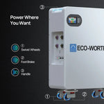 ECO-WORTHY 51.2V 280Ah LiFePO4 Floor Standing Battery with 4 Footmaster Nylon Wheels for Off-grid Home Energy Storage