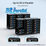 ECO-WORTHY Cubix 100 Pro 51.2V 100AH Server Rack Battery