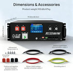 ECO-WORTHY Cubix 100 Pro 51.2V 100AH Server Rack Battery