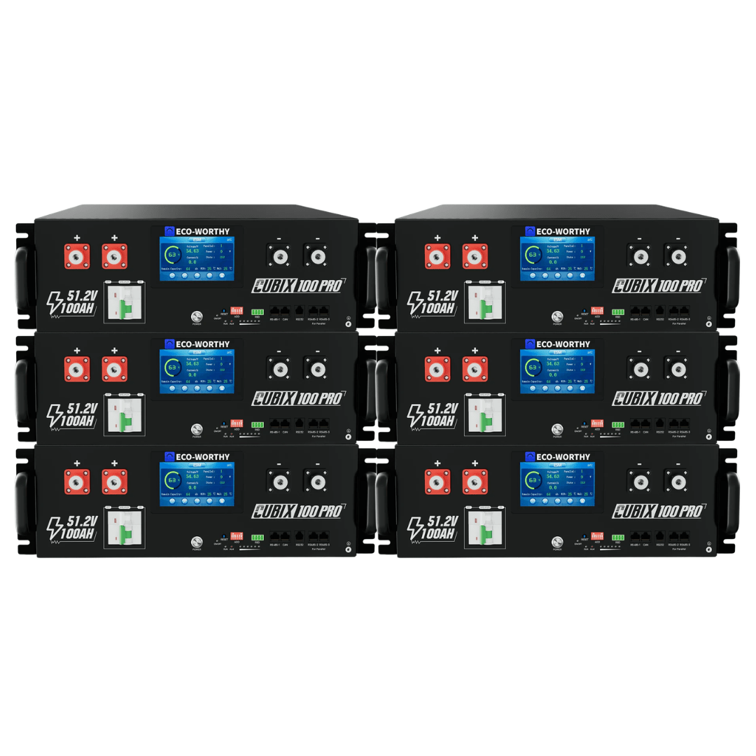 ECO - WORTHY Cubix 100 Pro 51.2V 100AH Server Rack Battery - Off Grid Stores