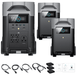 EcoFlow DELTA Pro + 2 × DELTA Pro Extra Battery