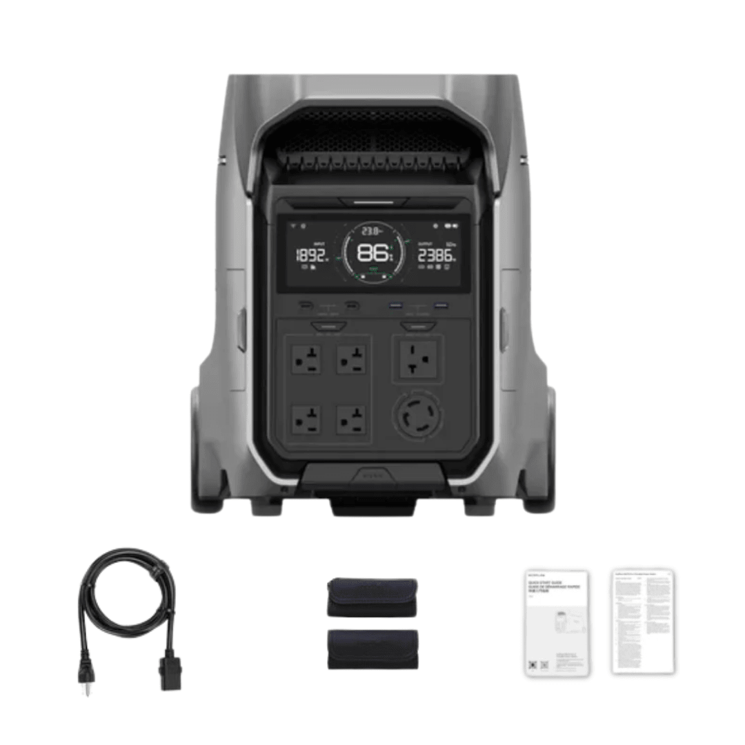 EcoFlow DELTA Pro 3 4096Wh 4000W Portable Power Station Solar Generator - Off Grid Stores