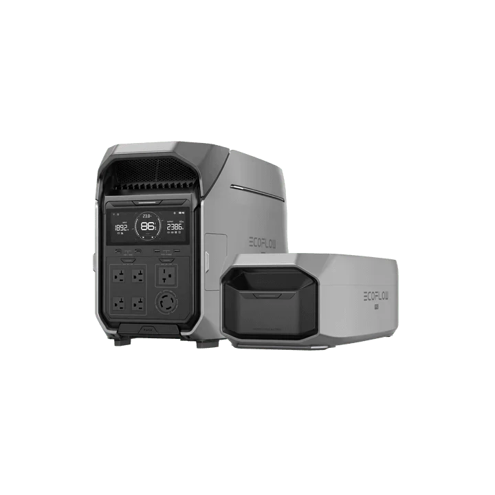 EcoFlow DELTA Pro 3 Solar Generator + DELTA Pro 3 Extra Batteries