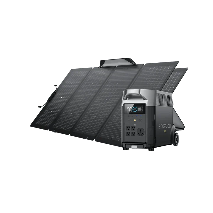 EcoFlow DELTA Pro Solar Generator + 220W Portable Solar Panels