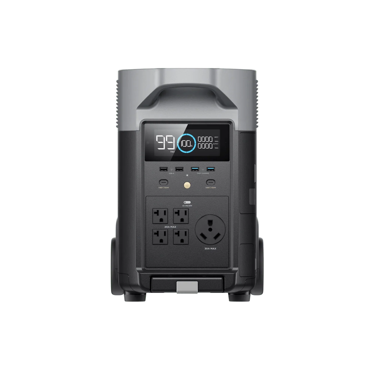 EcoFlow DELTA Pro 3600Wh 3600W Solar Generator + 200W Portable Monocrystalline Solar Panels Kit