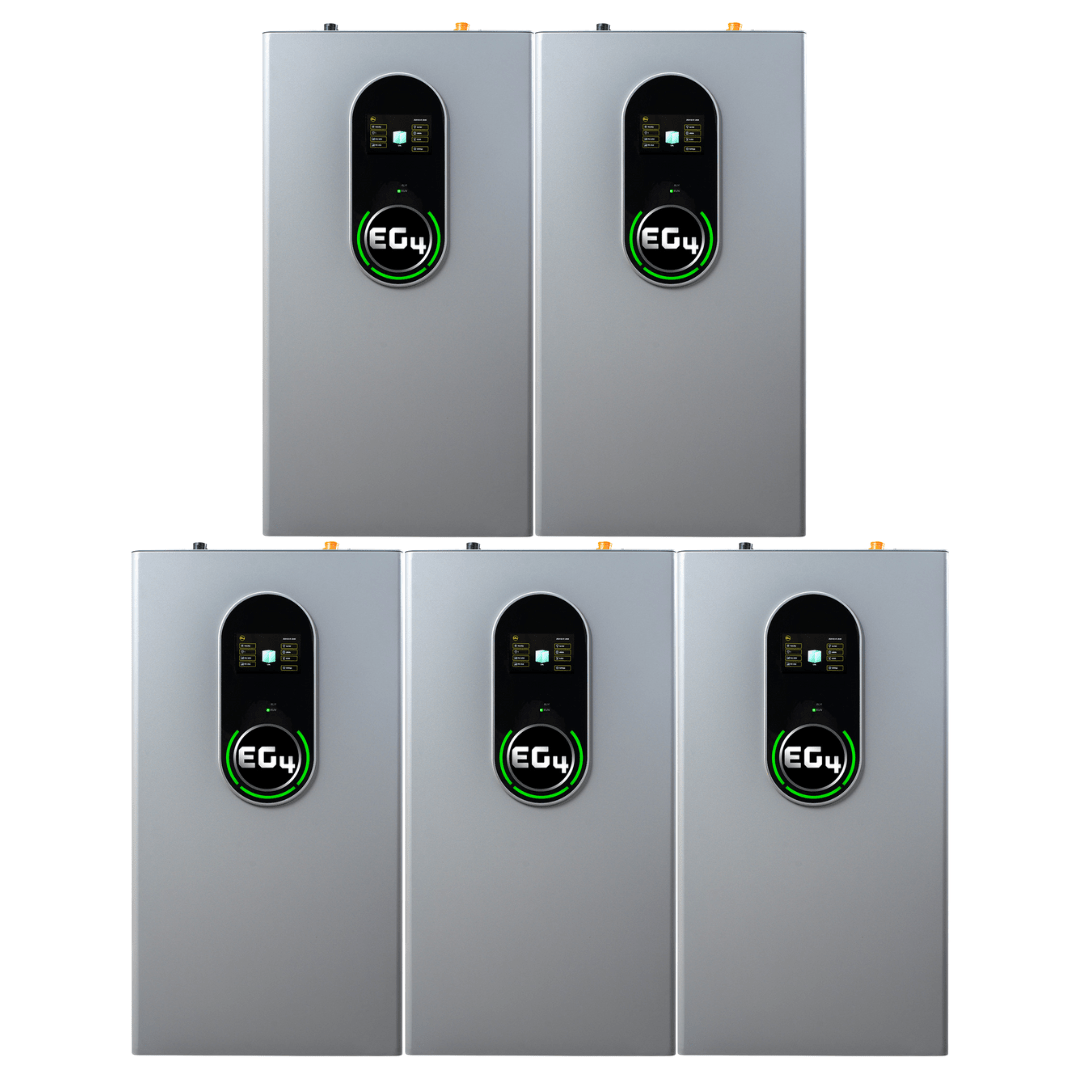 EG4 WallMount Indoor LiFePO4 Batteries | 48V 280Ah (14.3kWh) | Heated, UL1973, UL9540A - Off Grid Stores