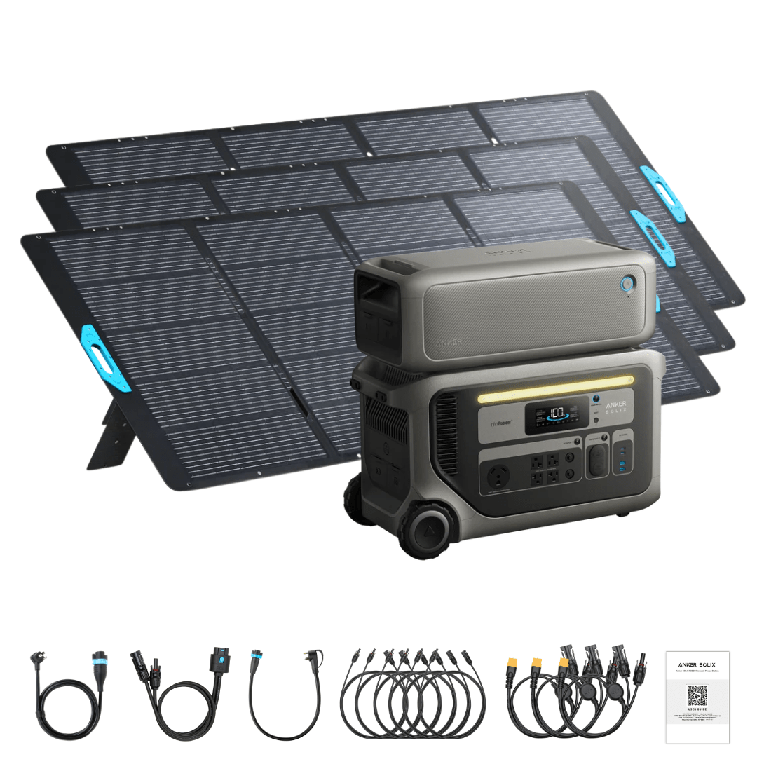 Anker SOLIX F3000 Solar Generator + Expansion Batteries - Off Grid Stores
